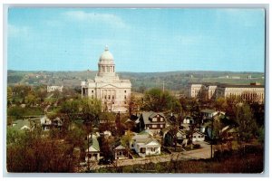 Frankfort Kentucky KY Postcard State Capitol Governor Mansion Capitol Annex 1960