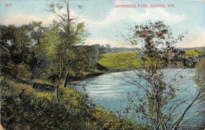 Racine Wisconsin c1910 Postcard Riverside Park