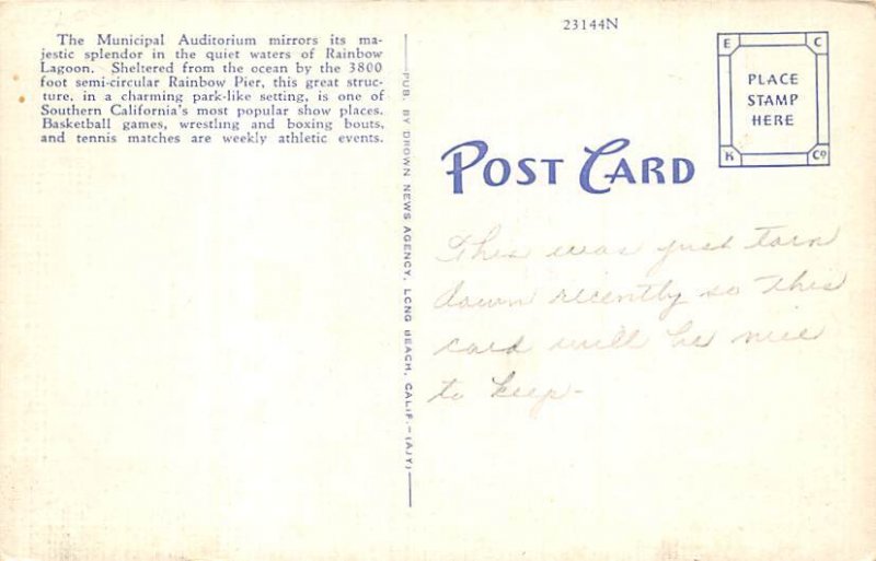 Municipal Auditorium Long Beach CA