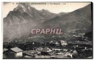 Old Postcard Saint Michel De Maurienne Vue Generale