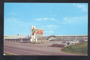 TUCUMCARI NEW MEXICO NM RAMADA INN ROUTE 66 OLD CARS VINTAGE POSTCARD