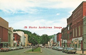 PA, Wellsboro, Pennsylvania, Street Scene, Shopping District, 60s Cars 