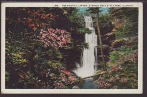 Pontiac Canyon,Starved Rock State Park,IL Postcard 