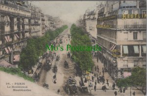 France Postcard - Paris, Le Boulevard Montmartre, Île-de-France RS31837