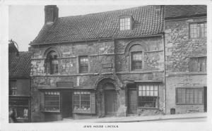 uk32035 jews house lincoln real photo uk