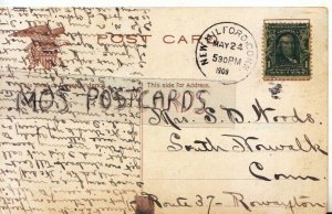 Genealogy Postcard - Woods - South Norwalk, Connecticut, USA - Ref. R1036