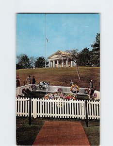 Postcard Grave of John F. Kennedy Arlington National Cemetery Arlington VA USA