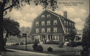 Amherst Massachusetts MA The Davenport c1910 Vintage Postcard