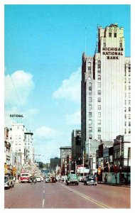 Postcard SHOPS SCENE Flint Michigan MI AS8678