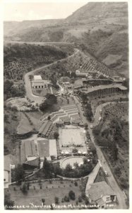 Vintage Postcard 1920's View Resort Balneario San Jose Purua Michoacan MX RPPC