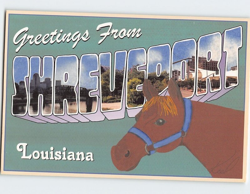 Postcard Greetings From Shreveport, Louisiana