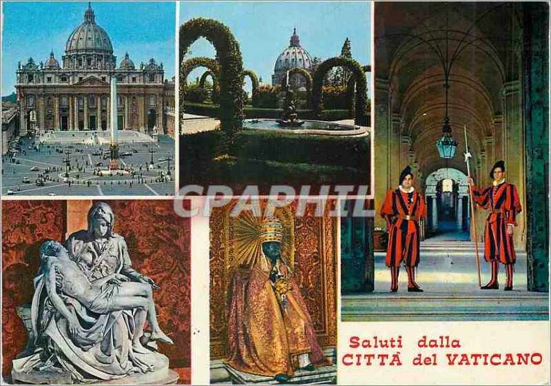 Postcard Modern Saluti dalla Citta del Vaticano Army