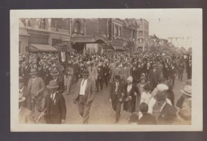 St. Louis MISSOURI RPPC c1920s PARADE Street Scene HOLY NAME SOCIETY Catholic