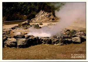 Portugal Azores San Miguel Volcanic Vapors Furnas