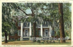 Gloucester, Home of LS Stanton - Misc, Mississippi MS Postcard