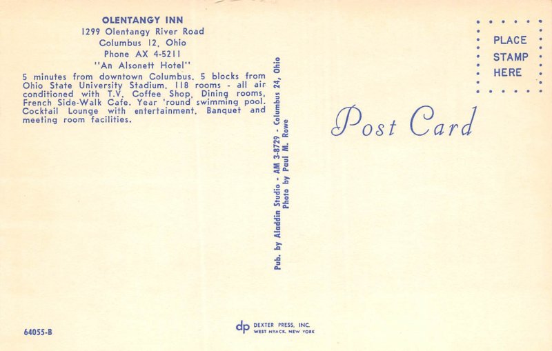 Columbus, Ohio, Olentangy Inn, AA368-21