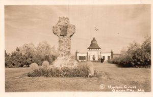 Vintage Postcard 1910's Herbin Cross Grand Pre Nova Scotia Canada RPPC