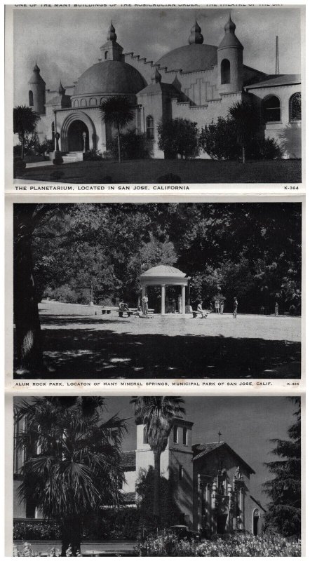 c1930 Souvenir View Folder San Jose California The Hospitality City