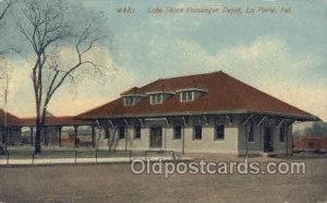 Lake Shore Passenger Depot, La Porte, IN, Indiana, USA Train Railroad Station...