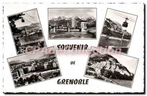 Old Postcard Souvenir De Grenoble