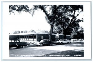 Anamosa Iowa IA RPPC Photo Postcard St. Patrick's School c1950's Vintage