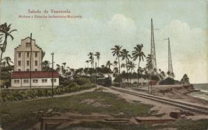 venezuela, MAIQUETIA, Estación Inalámbrica Wireless Radio Station, Train (1910s) 