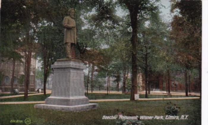 New York Elmira Beecher Monument Wisner Park