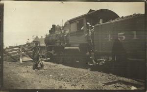 Milwaukee WI Cancel RR Train Men Depot? Message From Conductor RPPC c1910