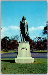 Vtg Bridgeport Connecticut CT Elias Howe Monument Seaside Park View Postcard