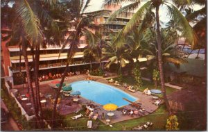 Postcard Hawaii Waikiki Edgewater Hotel - swimming pool
