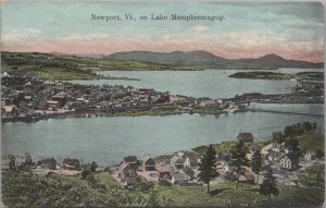 Postcard On Lake Memphremagog Newport Vermont VT