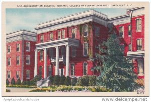 Administration Building Womans College Of Furman University Greenville South ...