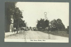 Elysian MINNESOTA RPPC '12 MAIN STREET nr Mankato Janesville Waterville Waseca 2