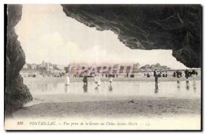 Pontaillac - View from the Grotte du Chene Saint Mary - Old Postcard