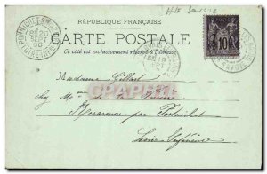 Old Postcard Saint Gervais les Bains village