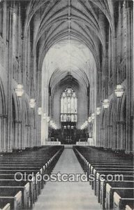 Interior of Chapel, Duke University Durham, NC, USA Unused 