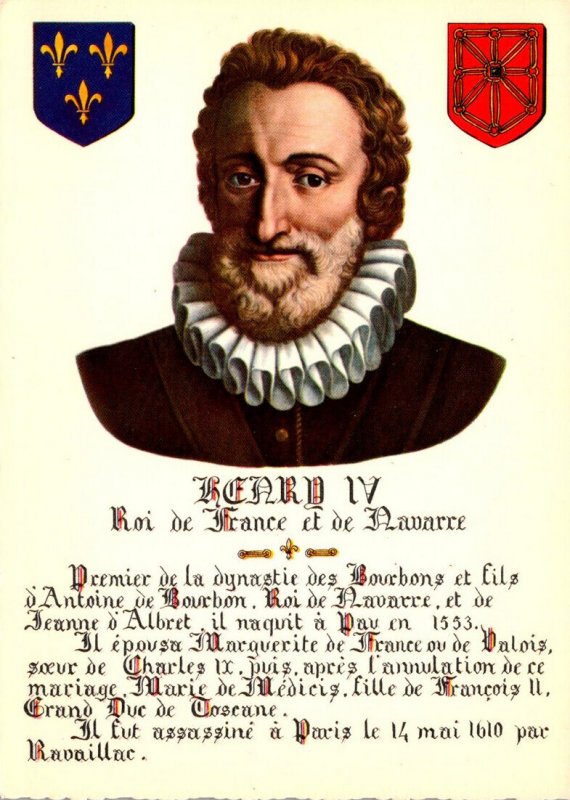 Henry IV King Of France et de Navarre