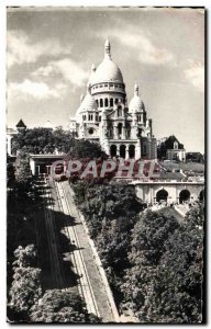 Old Postcard Paris Montmartre Sacre Coeur