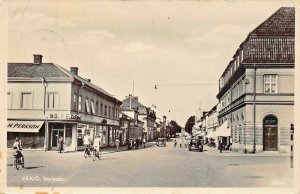 VAXJO SWEDEN~STORGATAN~STREET VIEW-STOREFRONTS~1948 PHOTO POSTCARD