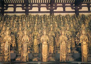 Japan Kyoto SanJusangendo statues