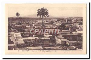 Morocco Meknes Old Postcard A corner of the native city