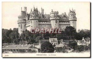 Old Postcard Pierrefonds Chateau