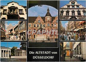 Postcard Modern Die Altstadt von Dusseldorf