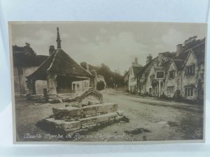 Vintage Postcard Castle Combe A Roman Settlement