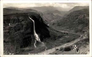 Kauai Hawaii HI Honopu Valley Real Photo Vintage Postcard