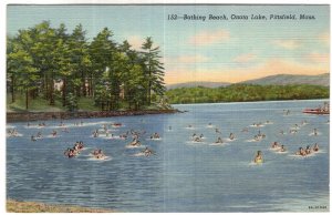 Pittsfield, Mass, Bathing Beach, Onota Lake