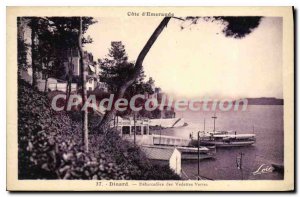 Old Postcard Dinard Debarcadere Stars Of Green