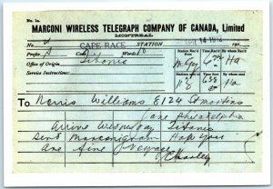 M-39495 Marconi Wireless Telegraph Company of Canada Limited