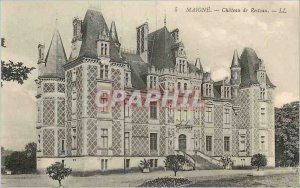 Postcard Ancient castle Maigne 5 of RESTEAU