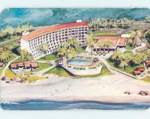 Unused Pre-1980 BEACH SCENE Cancun Mexico F6219